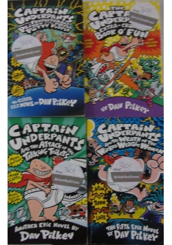 Captain Underpants.Zestaw 4 książek