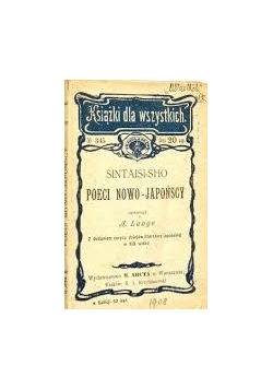 Poeci nowo-japońscy,1908r.