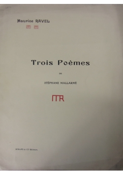 Trois Poemes, 1913 r.