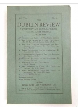 The Dublin Review: January, No. 384, 1933 r.