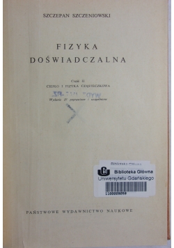 Fizyka doświadczalna cz II