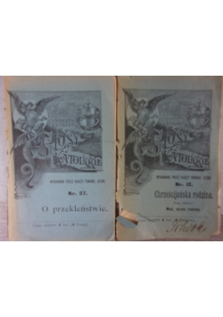 Głosy katolickie, nr 12 i 27, 1901 r.
