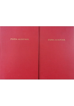 Roma Aeterna, volume I i II