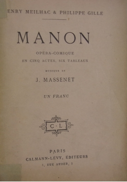 Manon, 1915 r.