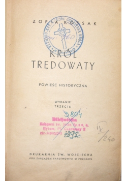 Król trędowaty, ok. 1946 r.