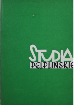 Studia Pelplińskie 1975 r
