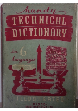 Technological dictionary in 6 languages