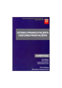 Ustawa  o prawach pacjenta i rzeczniku praw pacjenta
