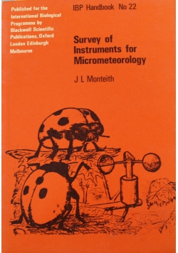 Survey of Instruments for Micrometeorology