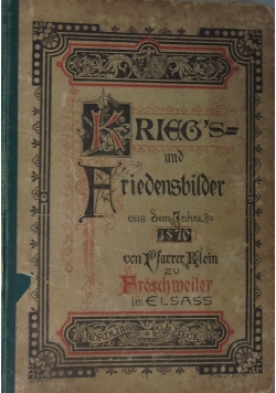 Kriegs und Friedensbilder, 1885 r.