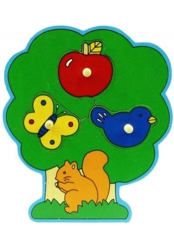 Puzzle drewniane Drzewo