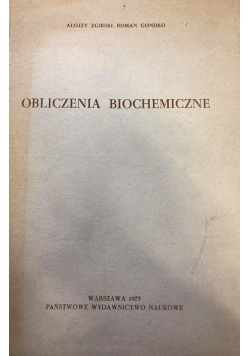 Obliczenia biochemiczne
