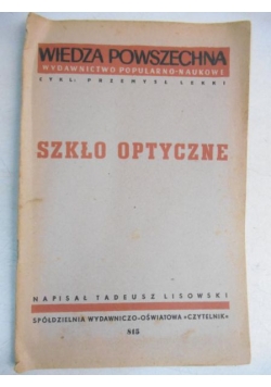 Szkło optyczne