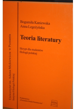Teoria literatury. Skrypt dla studentów filologii polskiej