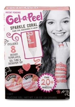 Gel-a-Peel Zestaw podstawowy - błyszczący koralowy