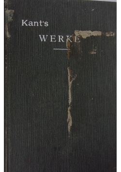 Immanuel Kant's sammtliche Werke, tom 7,
