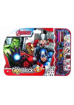 Giga Block - Zestaw dla artysty 5w1 - Avengers