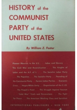 History of the communist party of the United States