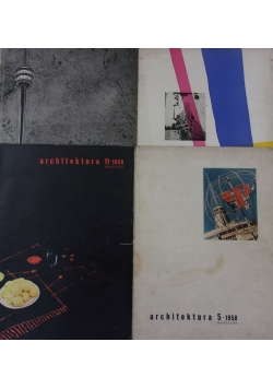 Architektura 1958 zestaw 4 książek
