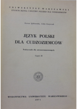 Język polski dla cudzoziemców. Część II