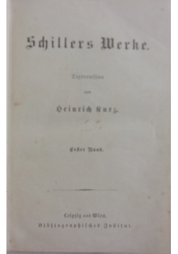 Schillers werke, 1838 r.
