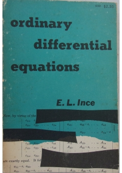 Ordinary differential equations