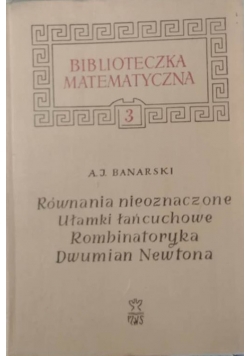 Równania nieoznaczone Ułamki łańcuchowe