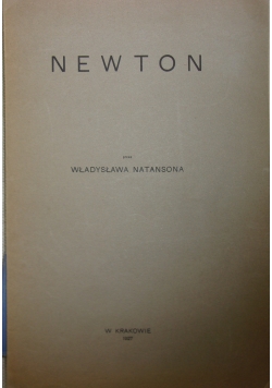 Newton, 1927 r.