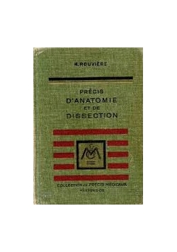 Precis d anatomie et de  dissection
