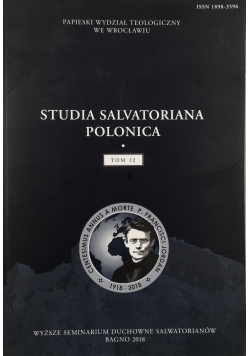 Studia Salvatoriana Polonica ,Tom 12