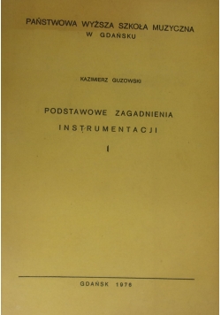 Podstawowe zagadnienia instrumentacji I