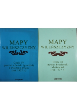 Mapy Wileńszczyzny Część III i IV