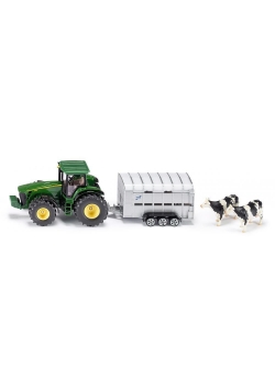Siku Farmer - Traktor John Deere z przyczepą S1956