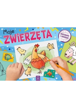 Moje zwierzęta Kolorowanka z naklejkami