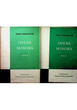 Opera minora 2 tomy