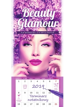 Kalendarz 2019 Terminarz Notatnikowy Beauty Glamour