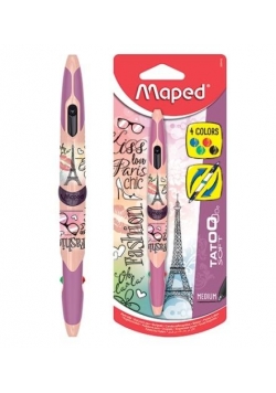 Długopis dwustronny Twin Tip 4 kolory paris MAPED