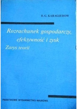 Rozrachunek gospodarczy, efektywność i zysk, zarys teorii