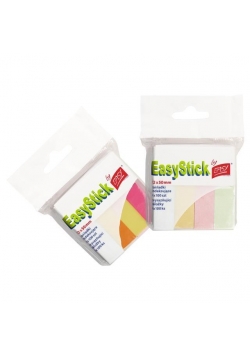 Zakładki indeksujące 50x12mm neon papierowe EASY