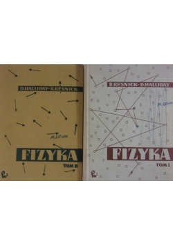Fizyka , tom I i II, 2 książki