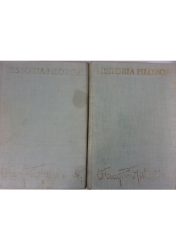 Historia filozofii. Tom I i III