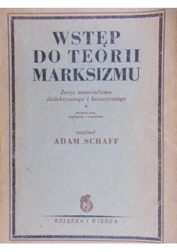Wstęp do teorii marksizmu, 1950r.