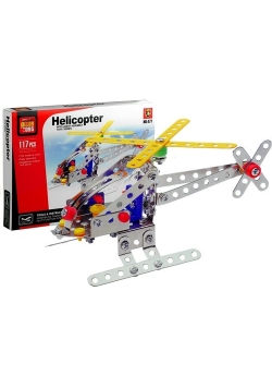 Klocki konstrukcyjne helikopter 117 elementów