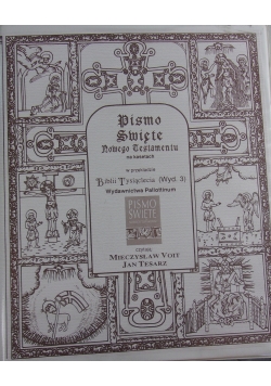 Pismo Święte Nowego Testamentu na kasetach