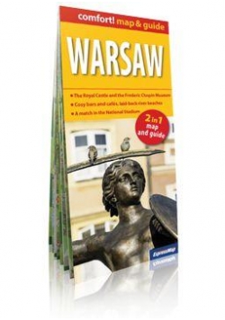 Comfort! map&guide Warszawa (Warsaw)  2w1 mapa