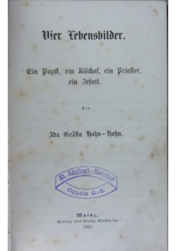 Vier Lebensbilder, 1861 r.