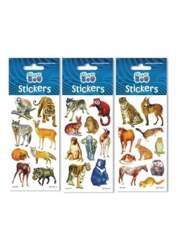 Naklejki Sticker BOO silver dzikie zwierzęta