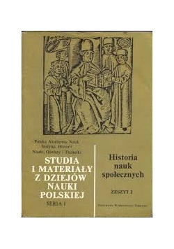 Studia i materiały z dziejów nauki polskiej, seria A