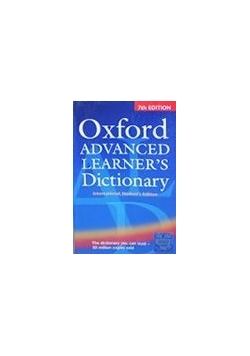 Oxford advanced learner's dictionary, plus płyta CD