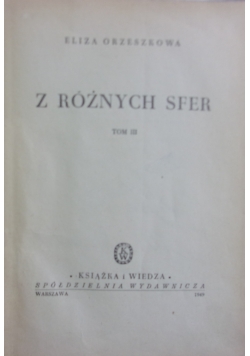 Z różnych sfer, 1949 r.